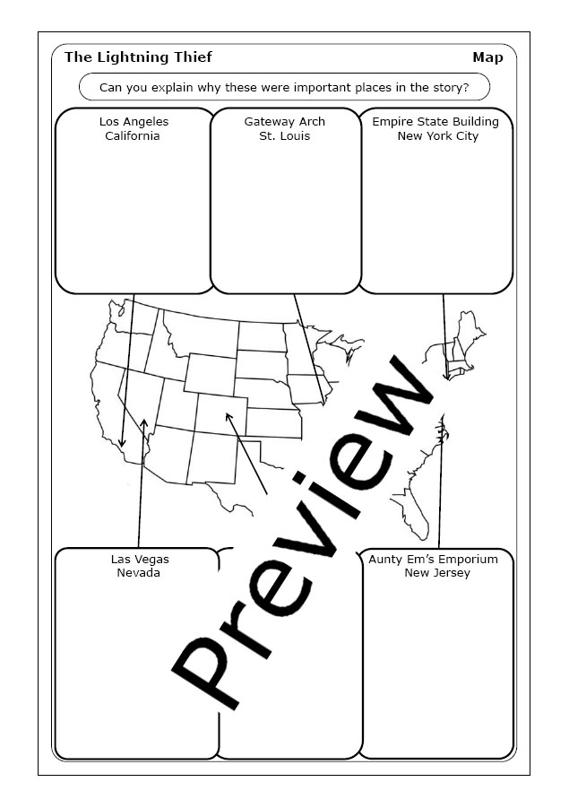 Numbers and Counting worksheet for Sixth Grade Worksheet for pre-reading activity on The Lightning Thief by Rick Riordan, designed for sixth graders to enhance background knowledge. Pre-Reading Activity: The Lightning Thief Worksheet for Sixth Grade Students