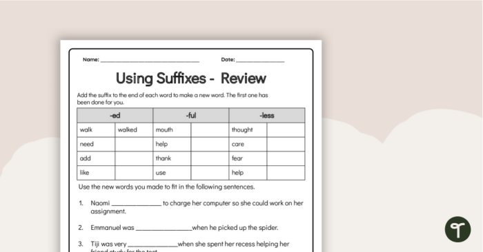 Third grade students practice adding dis re and un prefixes to vocabulary words in this printable worksheet