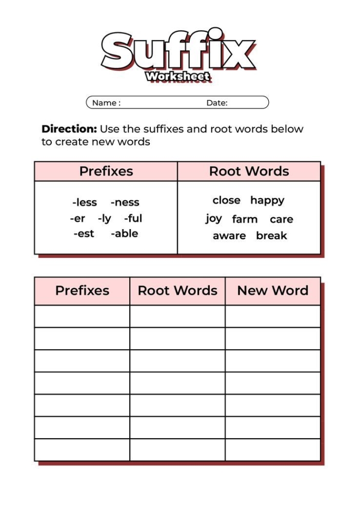 Numbers and Counting worksheet for Third Grade Worksheet for third graders on prefixes, featuring practice exercises for common prefixes. Prefixes: Get It Started! - Worksheet for Numbers and Counting