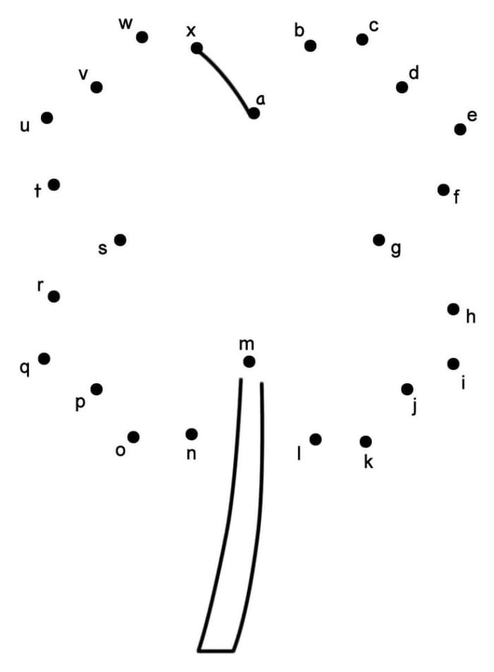 Fun connect the dots activity to learn the ABCs with a playful dinosaur theme ABC connect the dots worksheet featuring a dinosaur for alphabet practice