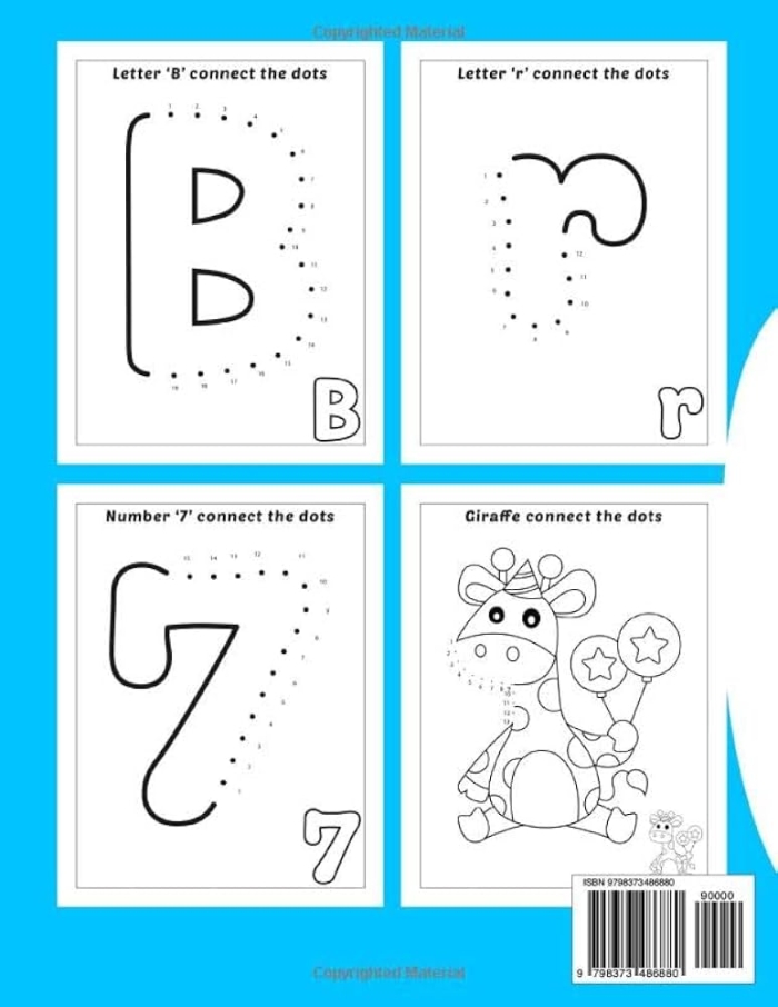 Connect-the-Dots worksheet featuring a dinosaur to help Pre-K kids practice lowercase letters and fine motor skills