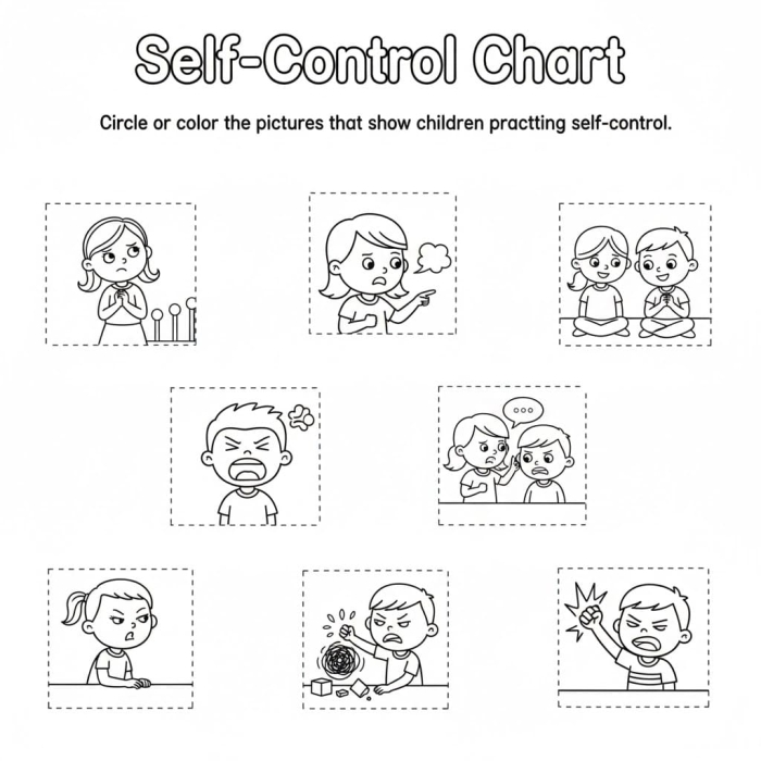 A colorful good choice chart with star stickers for pre-kindergarten students to track positive behavior and learning habits at home