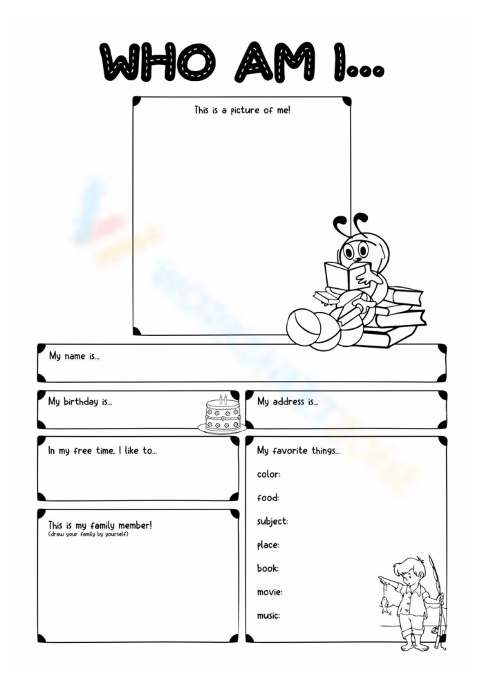 Image 21: Matching activity for young learners to connect jobs with actions Pre-K Who Am I? worksheet featuring workers and their tasks for numbers and counting