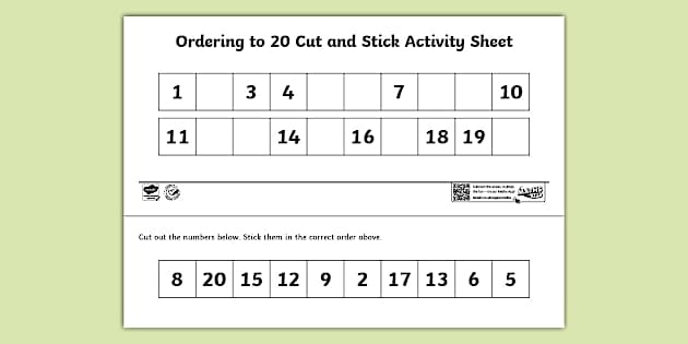 Ordering Numbers to 10 Worksheet Page 3 Pre-K worksheet helping children practice ordering numbers to 10 by counting dots