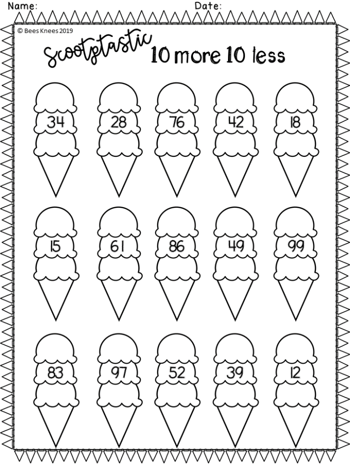 Colorful More or Less Shapes worksheet for preschoolers focusing on counting and shape recognition