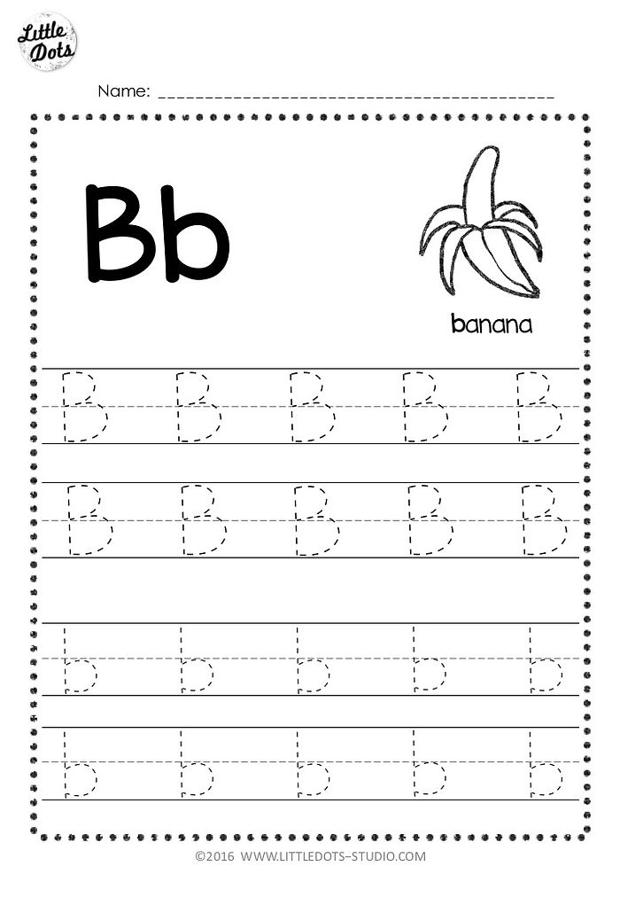 Worksheet for tracing the letter B, designed for prekindergarten students to develop fine motor skills. Engaging letter B tracing practice for young learners in a fun educational setting.