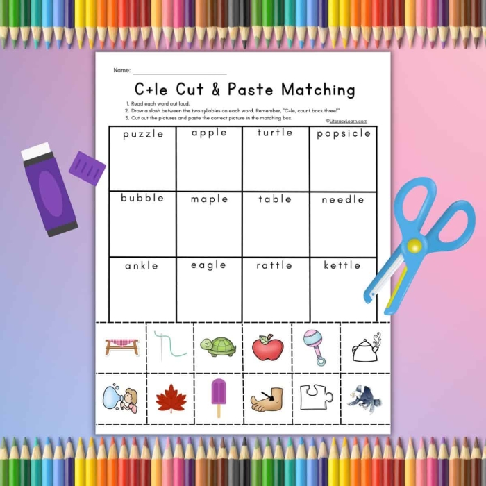 Pre-K worksheet activity focusing on identifying pictures that begin with the letter C