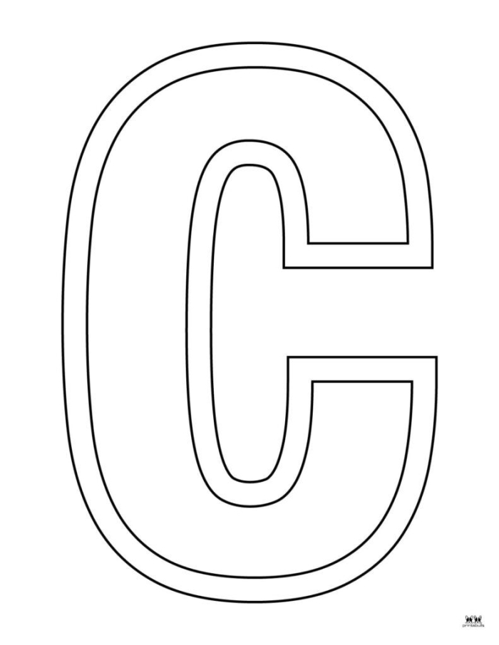 Preschool alphabet worksheet featuring colorful illustrations and activities focused on learning the letter C
