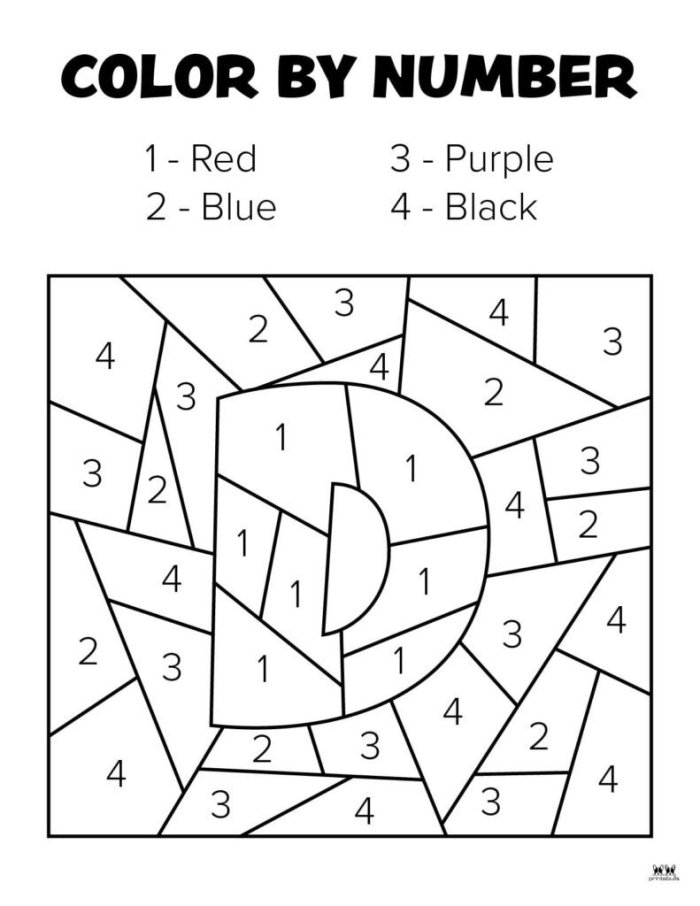 Letter D practice and coloring page for preschool alphabet development Pre-K student working on a D Is For alphabet coloring and letter writing worksheet