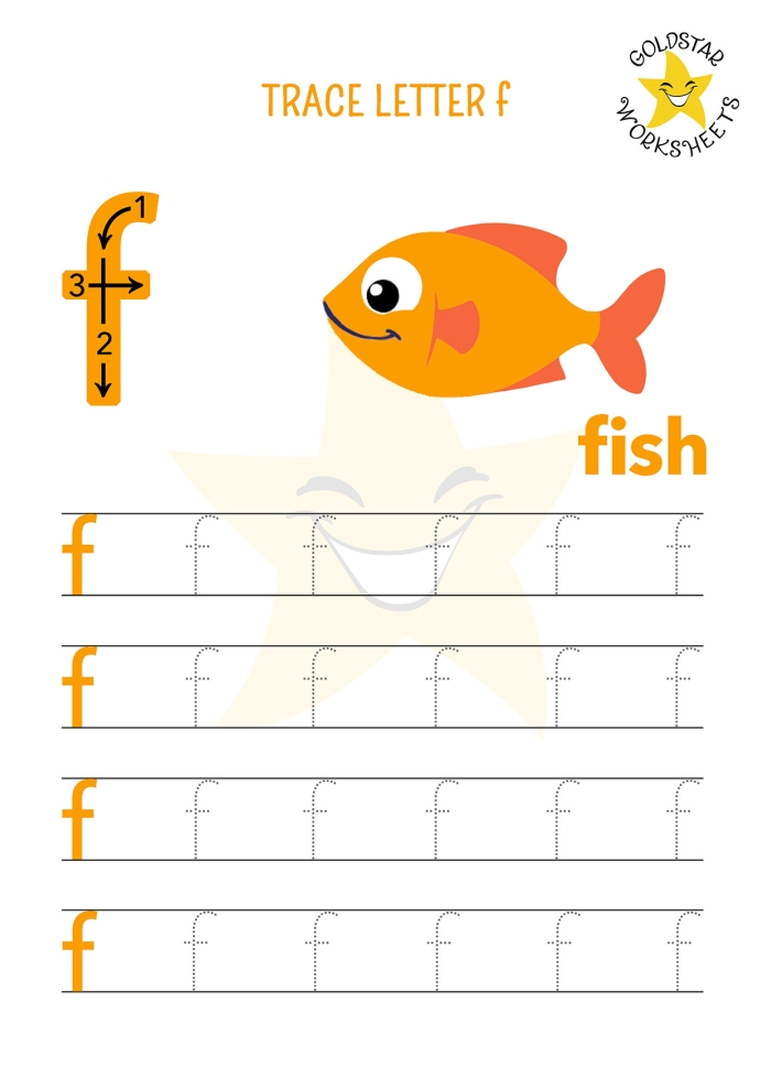 Pre-K Handwriting Practice: Tracing Lowercase f and t Letters Sheet 20 A child's hand tracing lowercase letter f and t on a worksheet with dotted lines