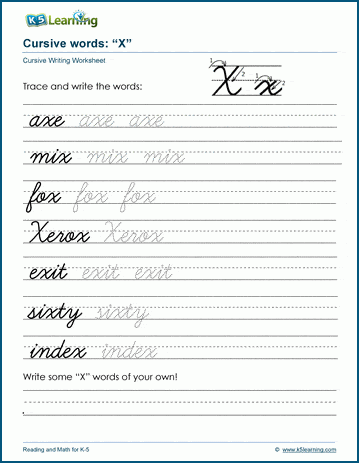 Worksheet featuring items that begin with the letter X for phonics practice in Pre-K. Discover and identify words starting with X in this engaging learning activity.