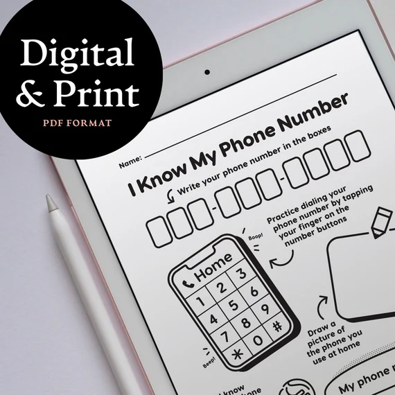 Pre-K student worksheet focusing on recognizing and counting the number 5