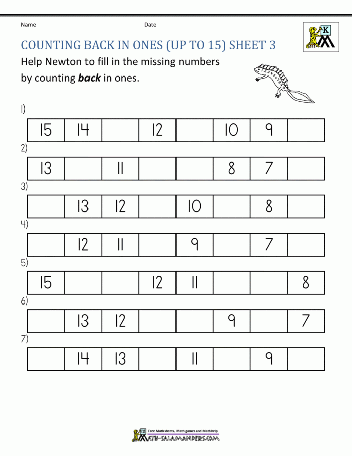 Matching Numbers One More Worksheet for Pre-K Writing Practice 6 Pre-K student working on a worksheet for matching numbers by adding one more