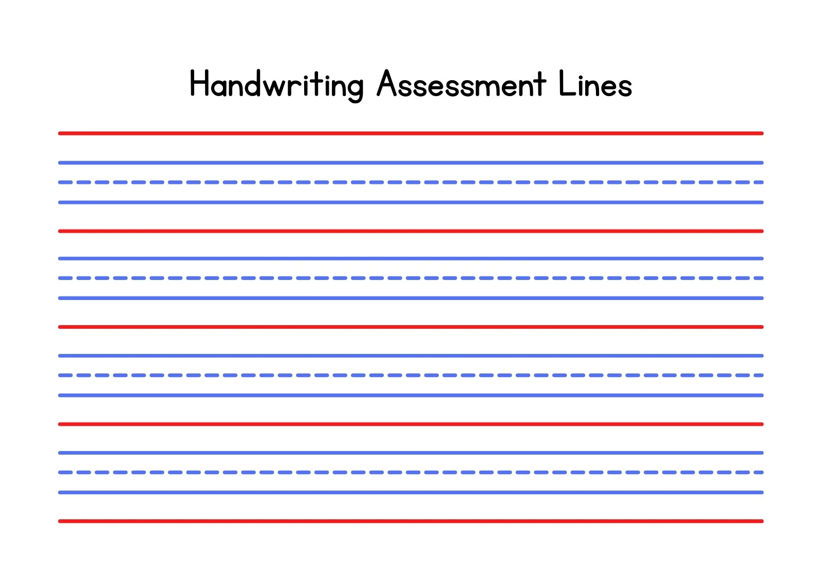Number Writing Assessment worksheet for Pre-K students to practice writing numbers 1 to 10. Visual guide for educators on assessing number writing skills in early learners.