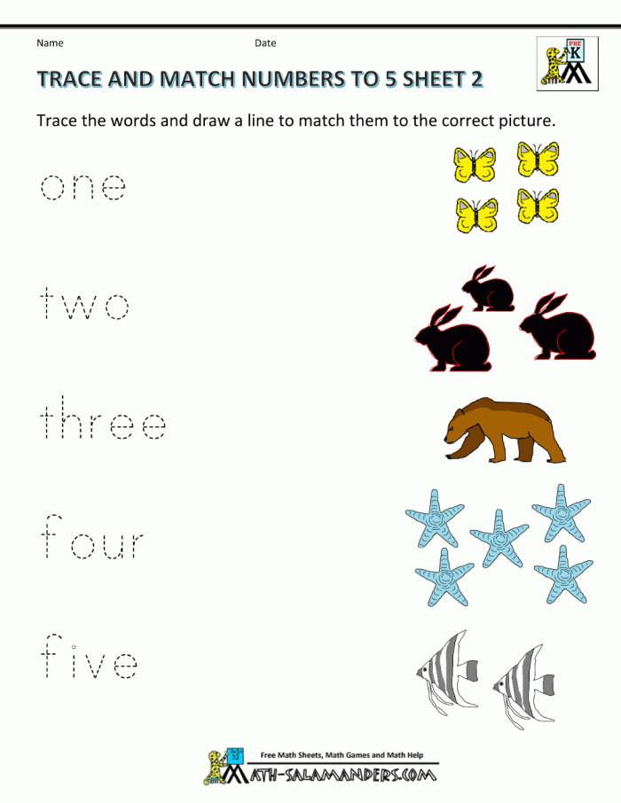 Matching Numbers One More Addition Practice for Pre-K Learners Image 13 A kindergarten worksheet showing number matching activities where students add one more to given numbers with visual counting aids