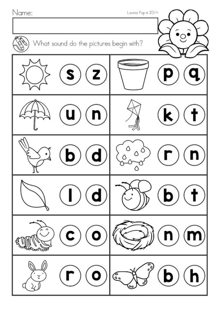 Kids engaging with the Beginning Sounds: F and M worksheet, coloring monkeys and foxes. Fun phonics activity for Pre-K learners focusing on initial sounds.
