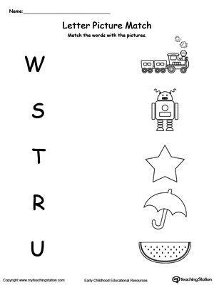 Worksheet featuring items that begin with the letter T for phonics practice
