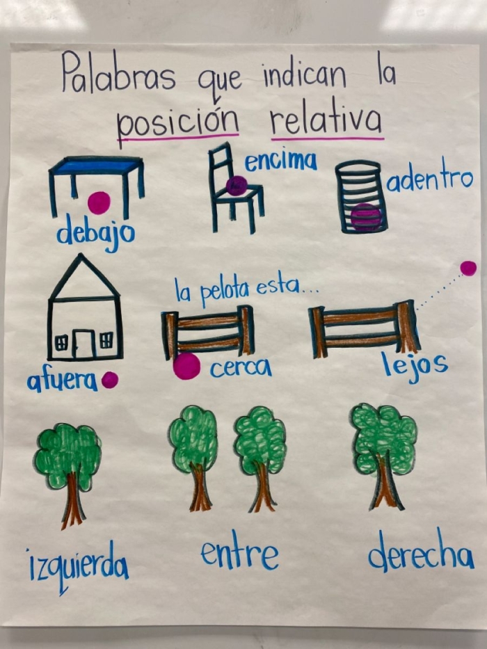 Positional Words Worksheet for Preschoolers 16 Pre-K worksheet helping preschoolers learn positional words and spatial concepts