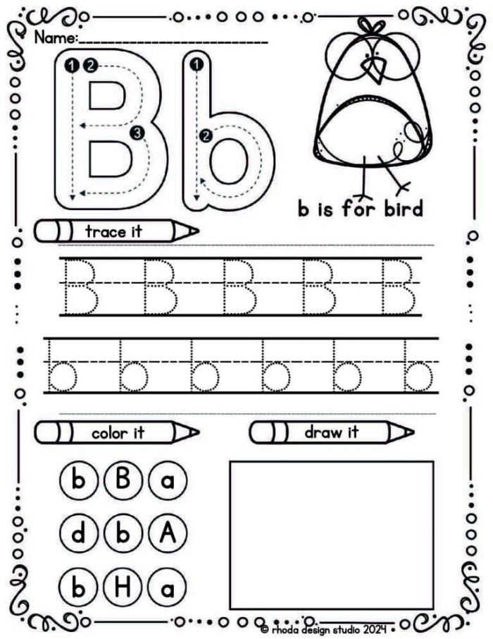 Colorful A Is For... worksheet designed for preschoolers to learn the alphabet through fun activities. Engaging letter A sounds practice and coloring for Pre-K children.