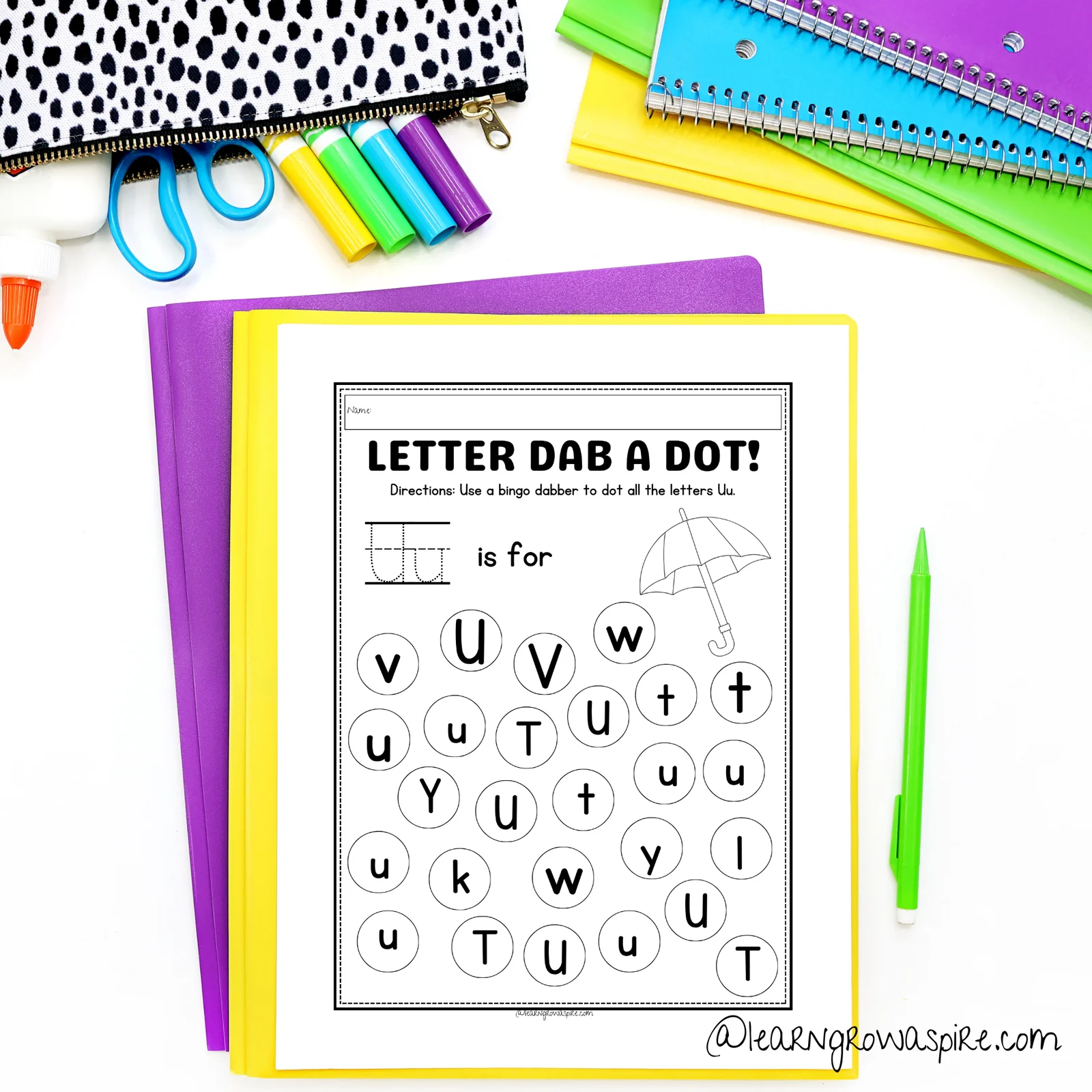 Engaging U Is For... educational activity image for Pre-K children to enhance their grammar skills Colorful U Is For... worksheet designed for preschoolers to learn the alphabet and practice letter U sounds