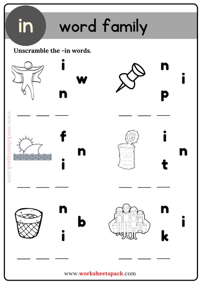 Preschooler assembling a printable At word family mini book for reading practice