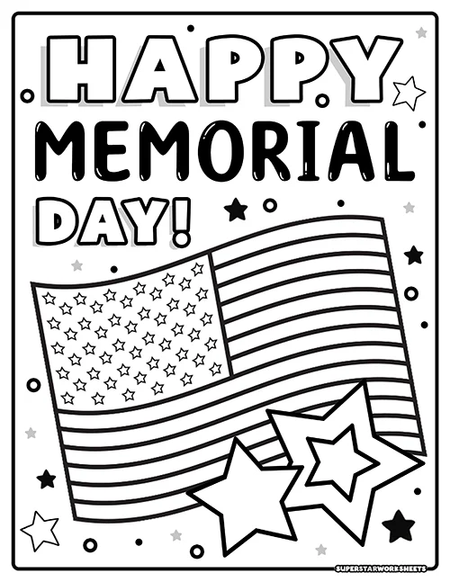 Preschoolers practicing their flag-waving song with this patriotic music worksheet