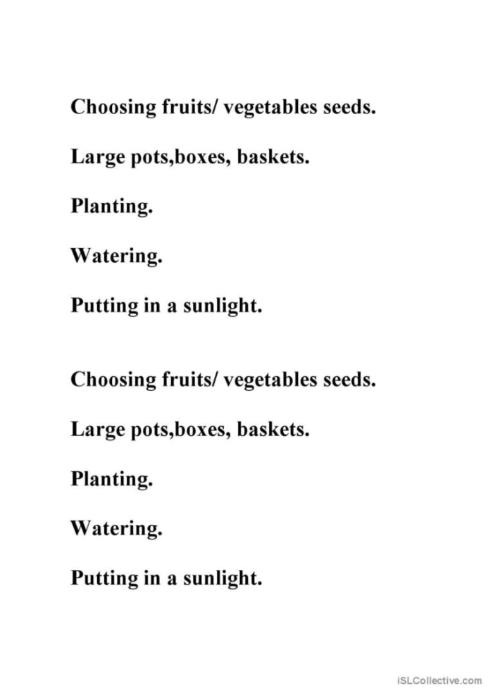 Preschooler cutting out colorful paper vegetables for a gardening activity