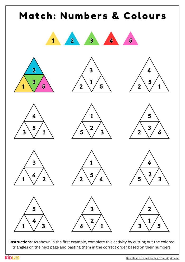 Preschool geometry worksheet for completing shape patterns to help kids practice logical sequencing