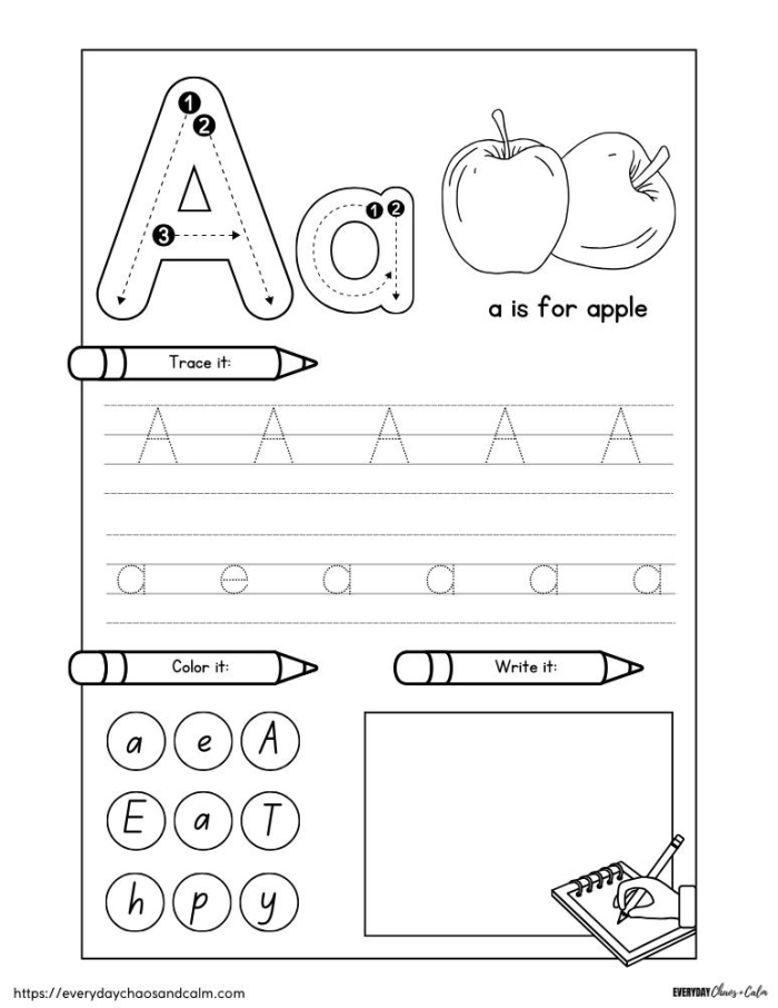 Interactive Letter I worksheet for early learners in Pre-K and Kindergarten Worksheet activity for preschoolers to identify words beginning with the letter I
