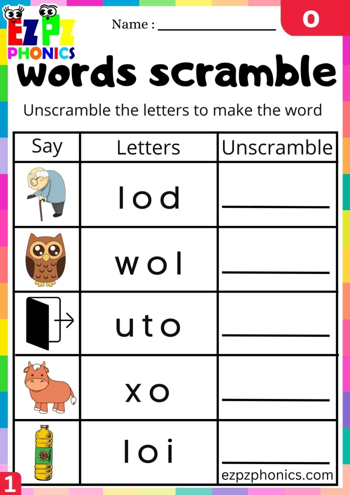 Worksheet featuring objects that begin with the letter O for phonics practice. Things that Start with O! worksheet for Pre-K learning.