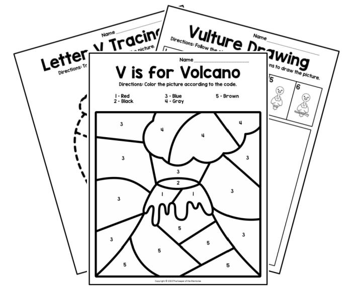 Get Ready for Reading: All About the Letter V worksheet for Pre-K learners Worksheet focusing on the letter V for preschoolers to enhance early reading skills