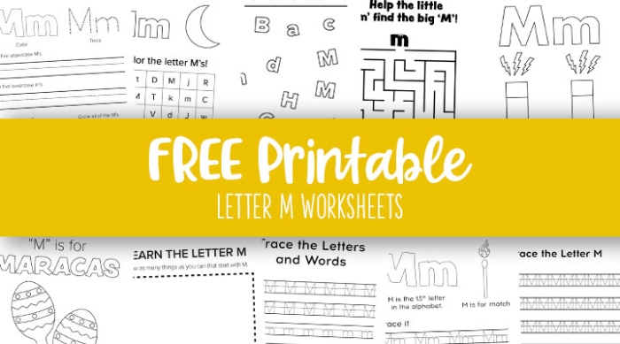 Engaging Letter M worksheet for early learners in civics and government activities Worksheet featuring a hands-on activity for preschoolers to find words starting with the letter M