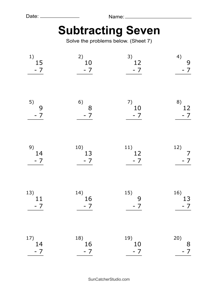 Stellar Subtraction worksheet designed for Pre-K students to boost math skills Preschool Math worksheet featuring fun subtraction activities for young learners