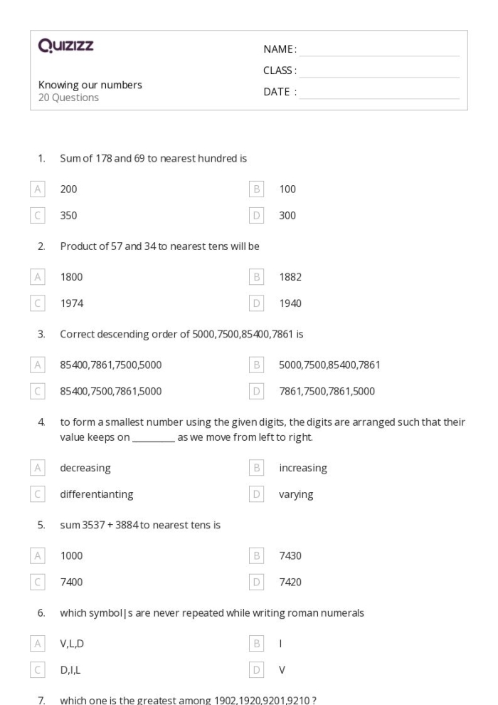 Preschool worksheet for tracing and identifying the number 10