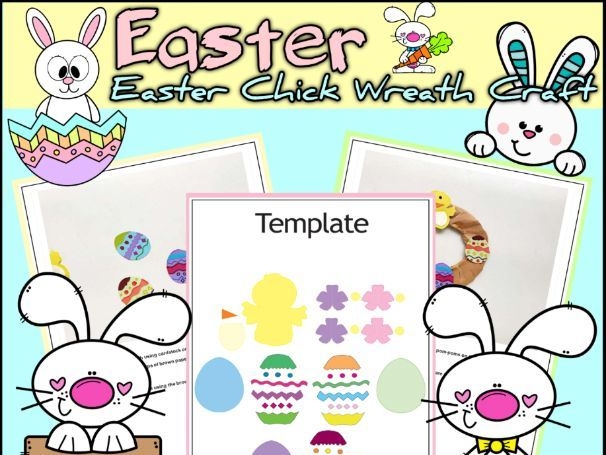 Yellow and orange Easter chick stand-up cutouts with numbers 1-10 for preschool counting practice