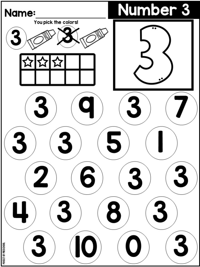 Preschool math worksheet focusing on identifying and counting the number 9