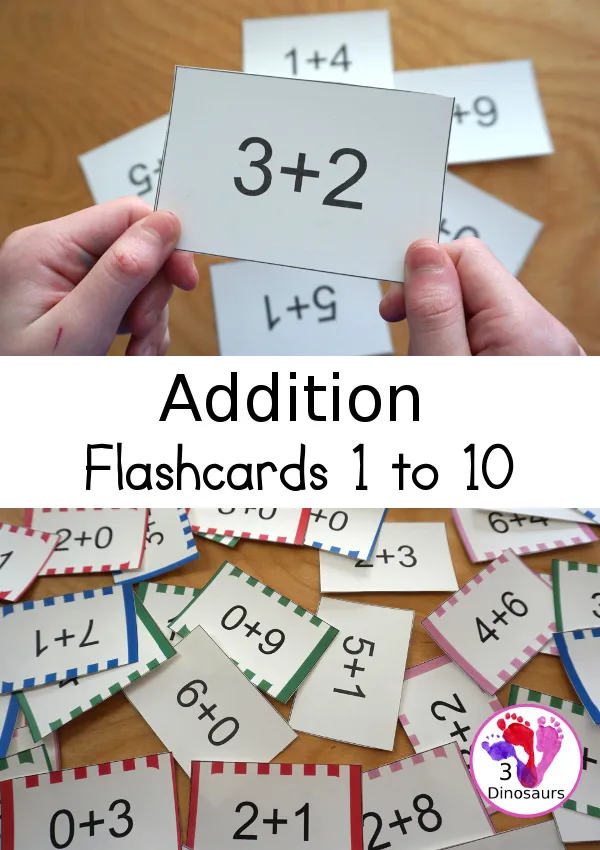 Simple addition worksheet for pre-K students featuring fun colored cards to practice basic math skills Preschooler counting colorful addition flash cards with numbers and bright illustrations for early math learning