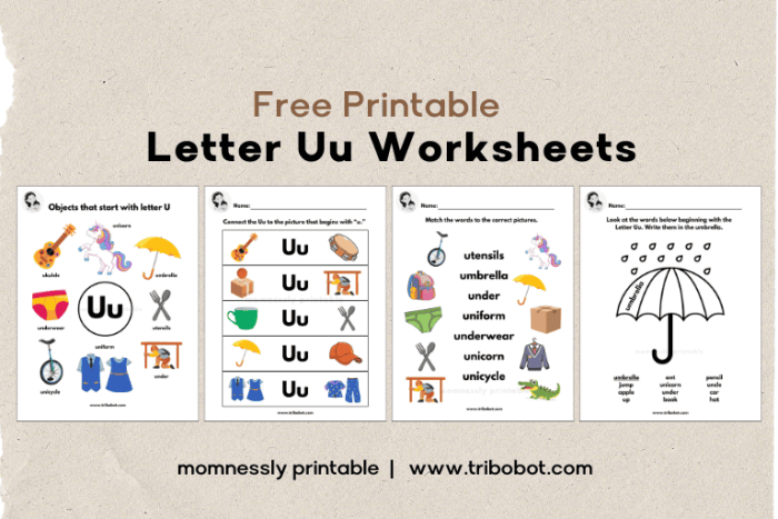 Preschool phonics worksheet featuring colorful illustrations of objects that begin with the letter X