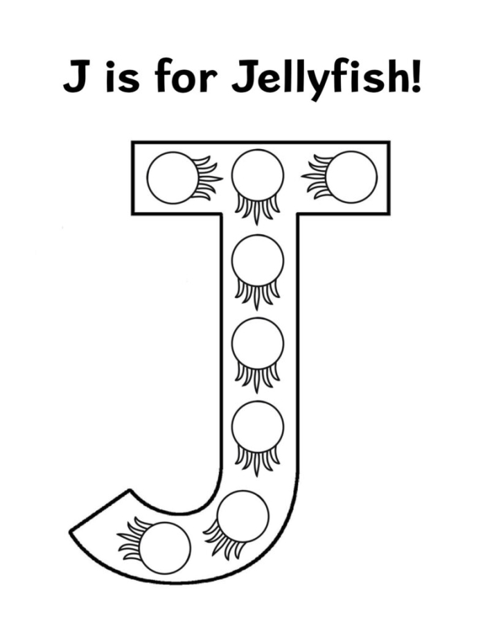 Fun worksheet featuring the letter J designed for preschoolers to enhance their reading skills
