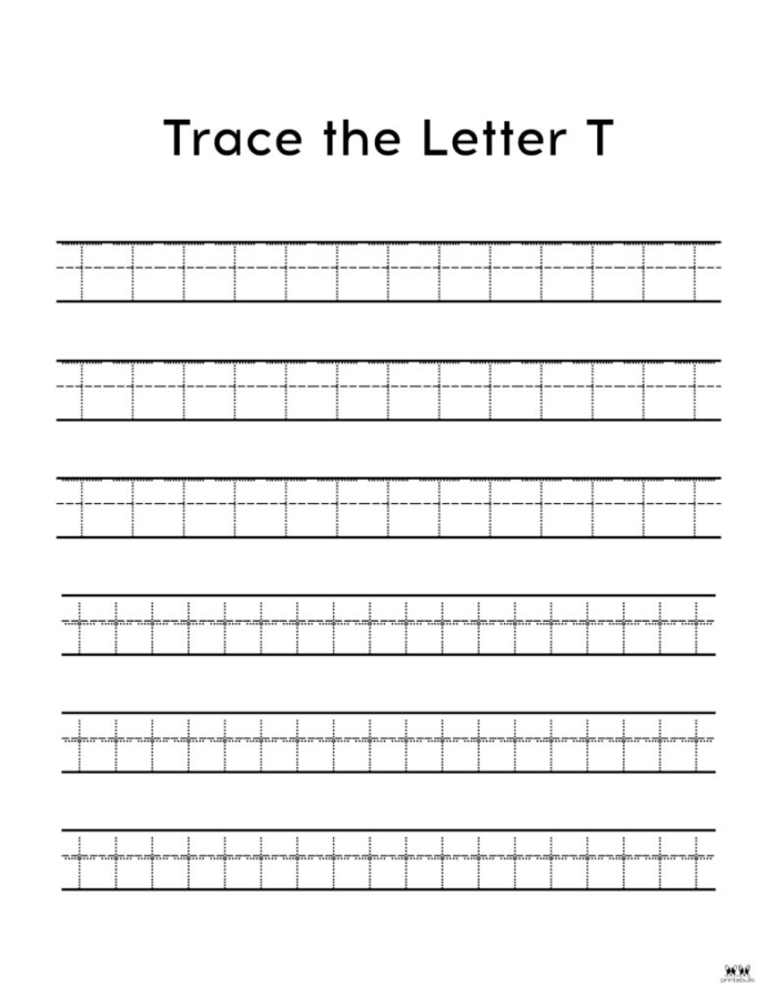 Preschool worksheet featuring T-themed vocabulary words for students learning the letter T