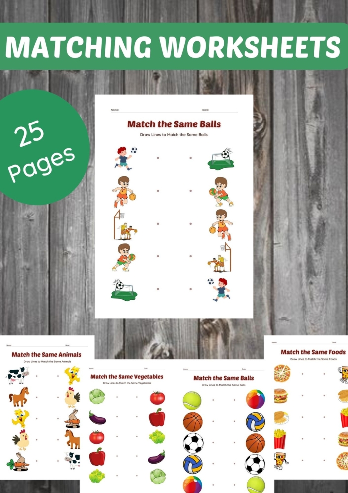 Interactive matching worksheet for preschoolers focusing on grammar and mechanics Preschool matching activity worksheet featuring teddy bears for kids to connect