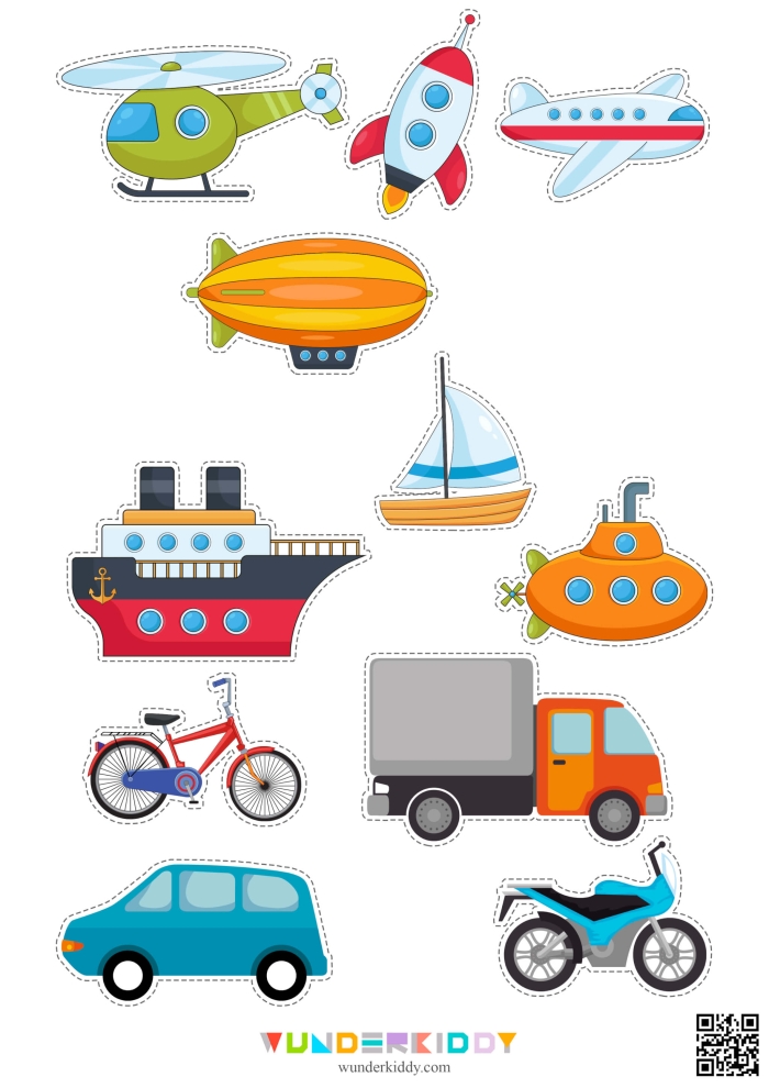 Transportation Patterns Worksheet Multiplication Practice for Pre-K Students 6 Preschool transportation patterns worksheet featuring colorful vehicles in a sequence