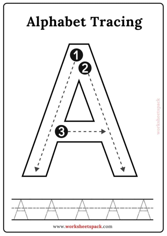Preschool farm themed worksheet for children to practice writing uppercase letters from A to Z