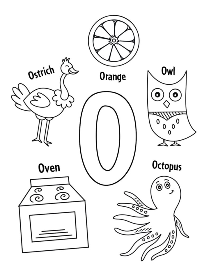 Engaging Letter O worksheet designed for Pre-K and early learners Worksheet activity for preschoolers to identify words that begin with the letter O
