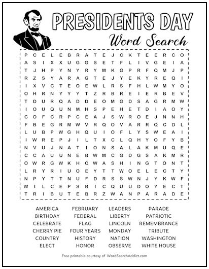 Second grade student completing an election-themed word search worksheet about presidential and historical vocabulary