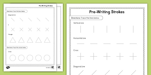 Pre-K worksheet with tracing exercises for circles and bubbles to improve fine motor control for writing