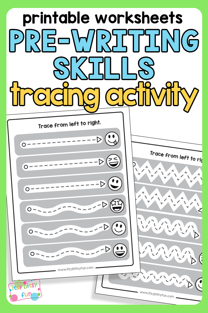 Pre-K worksheet featuring circles and bubbles for students to trace to improve fine motor control