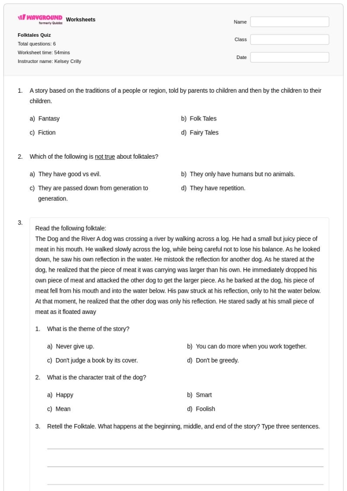 Folktales The Princess Mouse Sight Words Worksheet Number 24 A third grade worksheet featuring The Princess Mouse folktale for practicing sight words