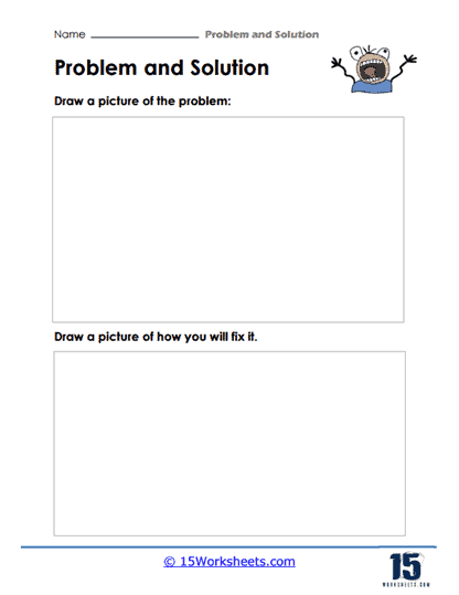 Finding the Problem and the Solution with Question Words History Worksheet 25 Third grade history worksheet focusing on identifying problems and solutions using who what when where why and how question words