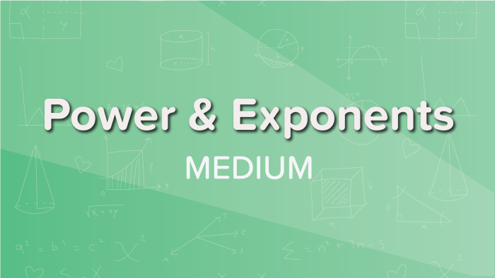 Eighth grade student solving product of powers algebra problems on a math worksheet